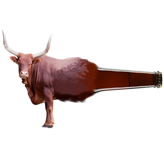 Create meme: bull on a white background, brown bull on a white background, brown bull