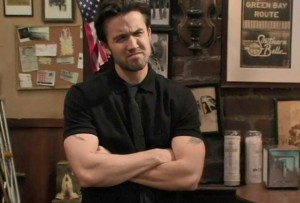 Create meme: Rob mcelhenny, always Sunny in Philadelphia Mac with the bike and faloimitator, it's always sunny season 1 mac and dennis