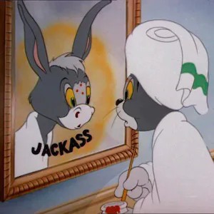 Create meme: bugs Bunny, Tom and Jerry