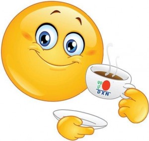 Create meme: emoticons smileys, smiley with coffee, good morning emoticons