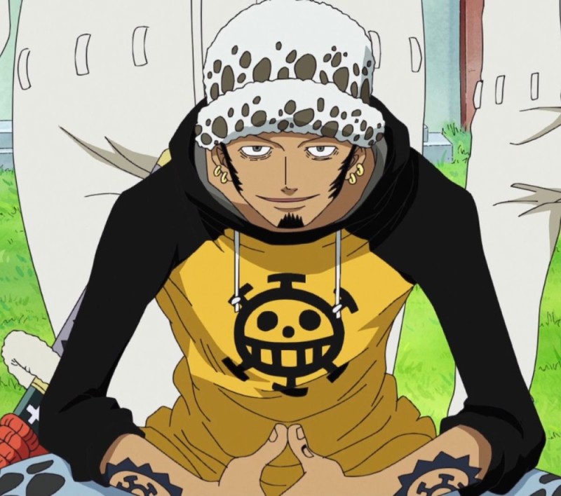 Create meme: lo trafalgar, law one piece, trafalgar