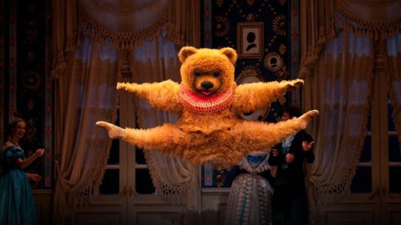 Create meme: The nutcracker boston ballet bear, boston ballet nutcracker bear, dancing bear 