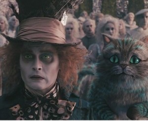Create meme: the Hatter and the cat, Alice in Wonderland Hatter, mad Hatter GIF