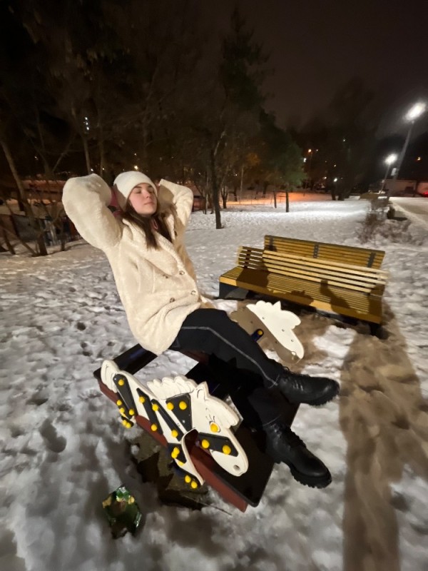 Create meme: girl , children's snowmobile, snowmobile