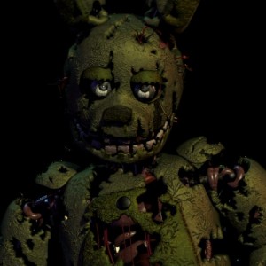 Создать мем: spring trap, спрингтрап, мишка фредди