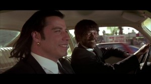 Create meme: vincent vega, John Travolta pulp fiction