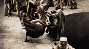 Создать мем: sparta before and now, 300 спартанцев тролль, спарта яма