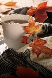 Create meme: good morning autumn, autumn coffee