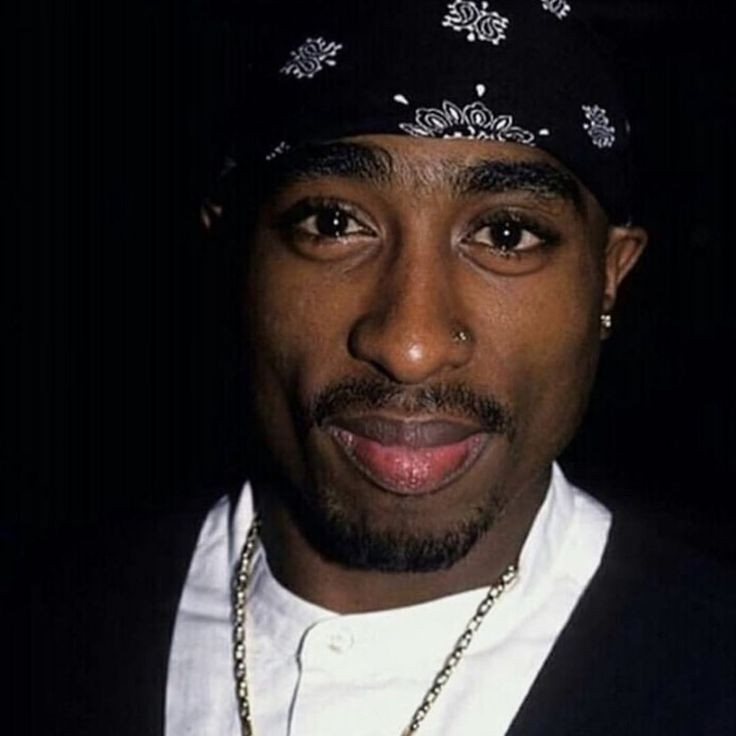 Create meme: Tupac in a bandana, rapper tupac, Shakur