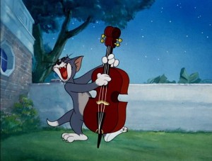 Create meme: Tom and Jerry, Tom and Jerry Serenade GIF, tom and jerry - a noisy Serenade