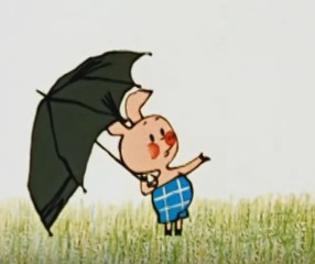 Create meme: Piglet, it's going to rain, meme Winnie the Pooh