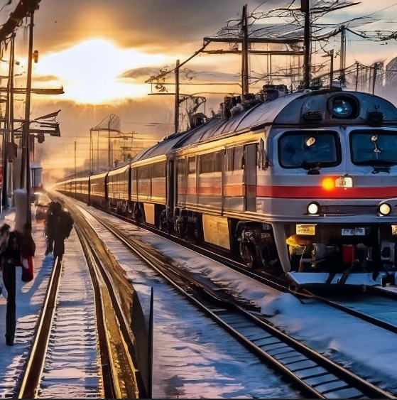 Create meme: russian railways train, the movement of trains , trains trains