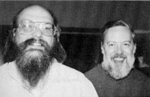 Create meme: Ken Thompson, Dennis Ritchie, dennis ritchie