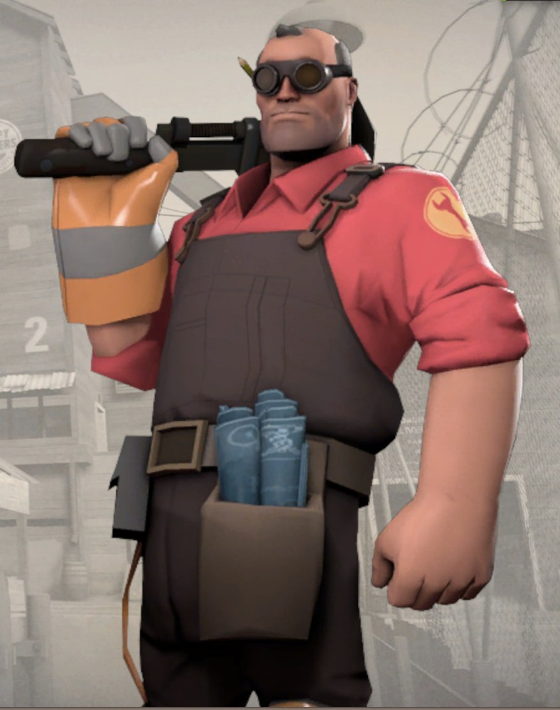 Создать мем: тим фортресс 2 инженер, team fortress 2 engineer, инженер тим фортресс