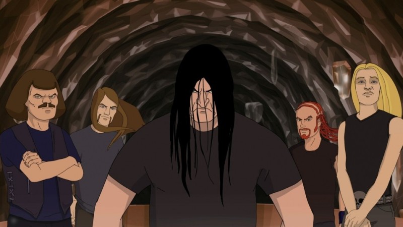 Создать мем: металлопокалипсис dethklok, мультсериалы, группа dethklok