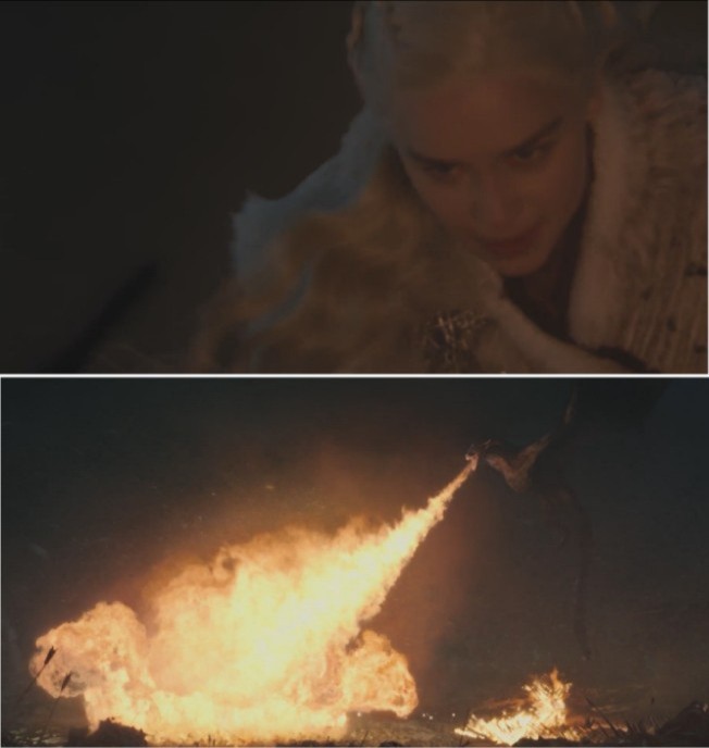 Create meme: Drakaris Game of Thrones, daenerys game of thrones, game of thrones dragons daenerys