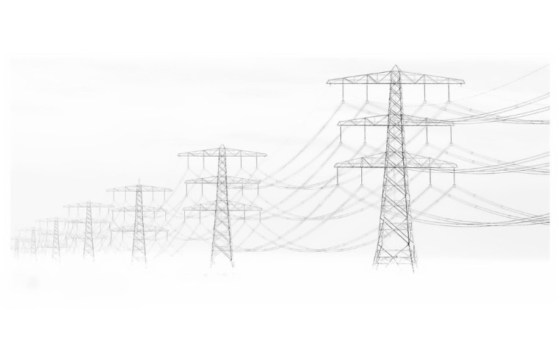Create meme: power lines on a white background, power lines, power line background