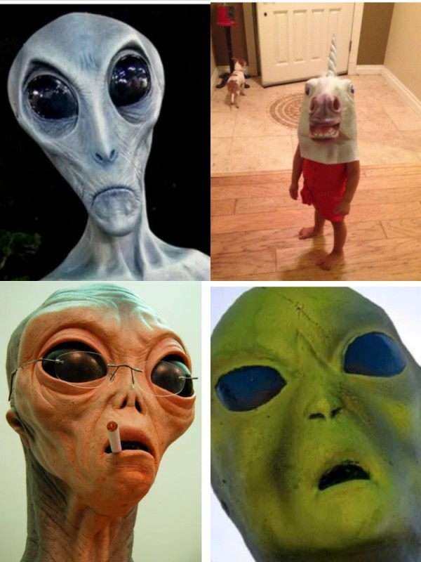 Create meme: Scary aliens, the real aliens, alien 