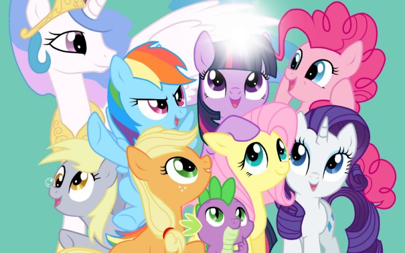 Create meme: friendship is a miracle, mlp characters, my little pony friendship is magic 