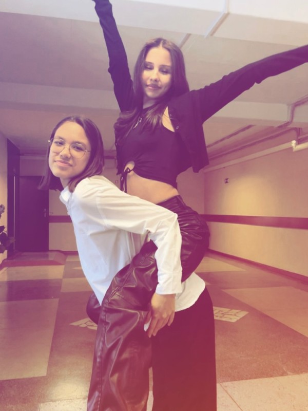 Create meme: dance classes, Catherine, Dina and Arina Averina