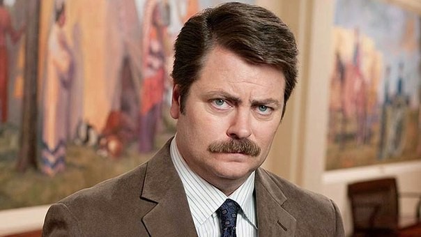 Create meme: the handyman, Ron Swanson memes, memes I'm a simple man