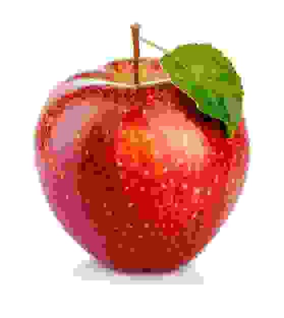 Create meme: red apple, Apple , Apple on white background