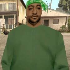 Create meme: a doughnut grove street, a doughnut grove SAMP, the Ballas in GTA