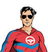 Create meme: cartoon superman, drawing of superman, superhero