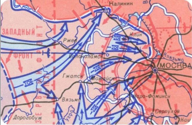 Создать мем: карта московской битвы 1941 1942, карта московская битва, карта битва под москвой 1941