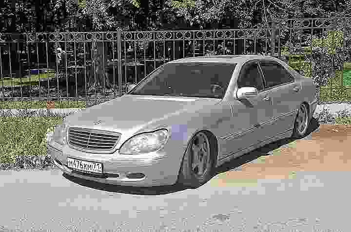 Create meme: Mercedes S500L 2001, mercedes-benz s-class, mercedes-benz