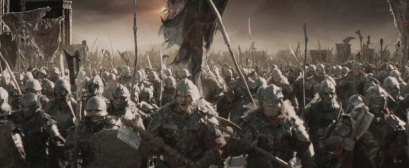 Create meme: The Lord of the rings battle, the Lord of the rings , orcs lord of the rings