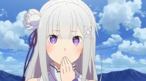 Create meme: Re:Zero. Life from scratch in an alternate world, life in an alternate world with zero characters Milia, life in the alternative world from scratch Emilia