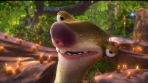 Create meme: ice age, sid, scrat