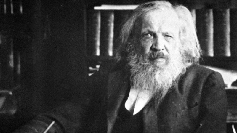 Create meme: Mendeleev biography, Mendeleyev Dmitry Ivanovich portrait, dmitry mendeleev biography