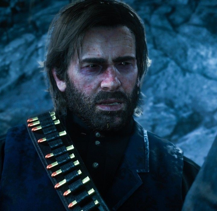 Create meme: arthur morgan, male , arthur morgan with a beard