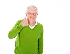 Create meme: pensioners thumbs up, an elderly man a thumbs up, pensive elderly man