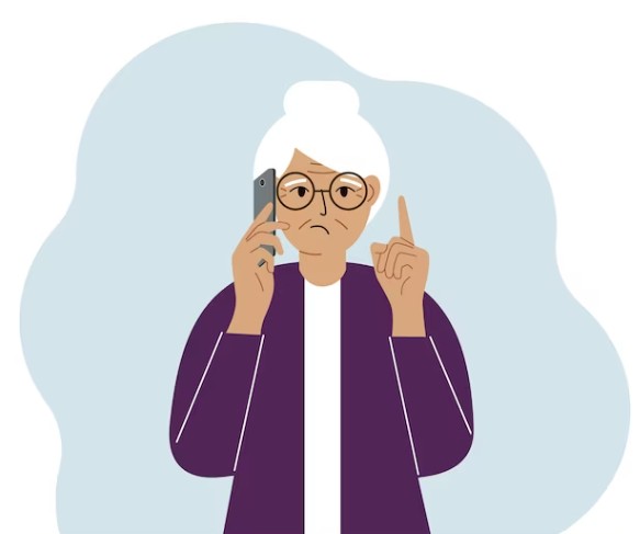 Create meme: pictogram, illustration, an elderly woman