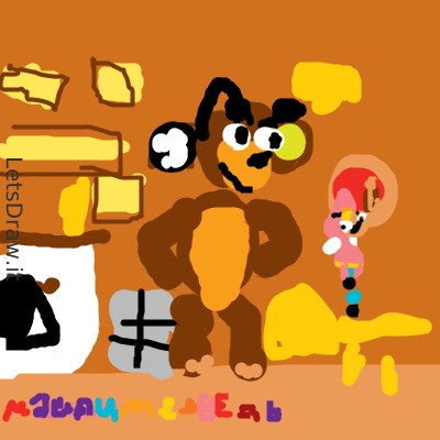 Create meme: freddy fazber's pizzeria, scratch fnaf, the shadow of freddy fnaf