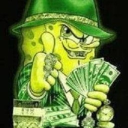 Create meme: spongebob bandit, money , spongebob mafia