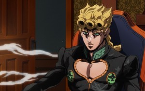 Create meme: giorno Giovanna, jojo's bizarre adventure season 1