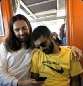 Create meme: Jesus Christ meme, black humor, male