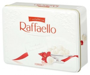 Создать мем: конфеты рафаэлло, конфеты раффаэлло с минд. орехом 150г малина, raffaello 300 гр