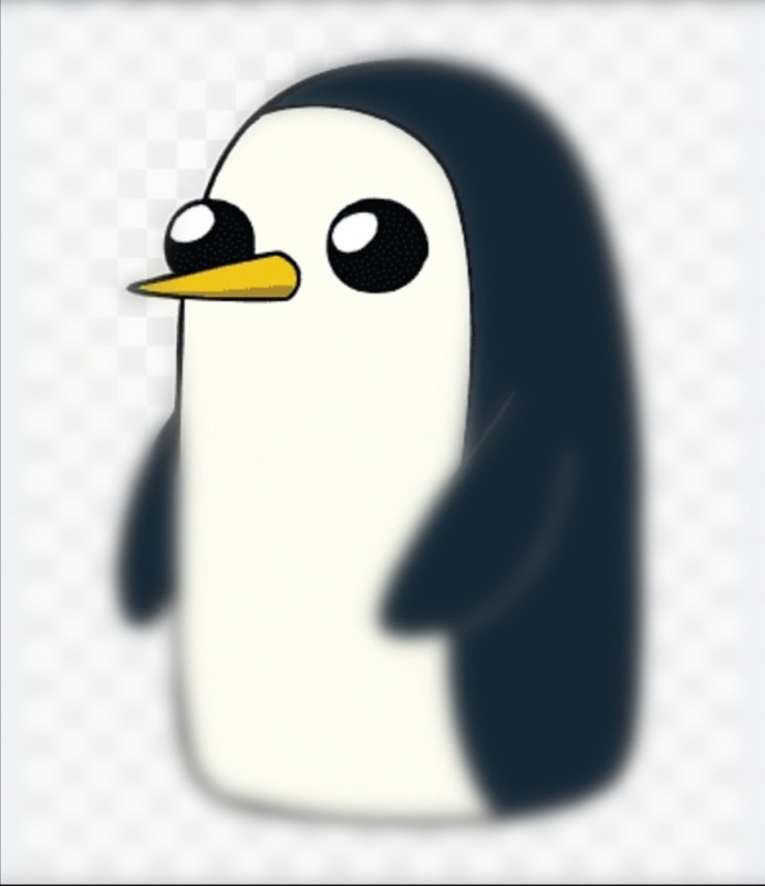 Create meme: gunther the penguin, penguin adventure time, Gunter the penguin