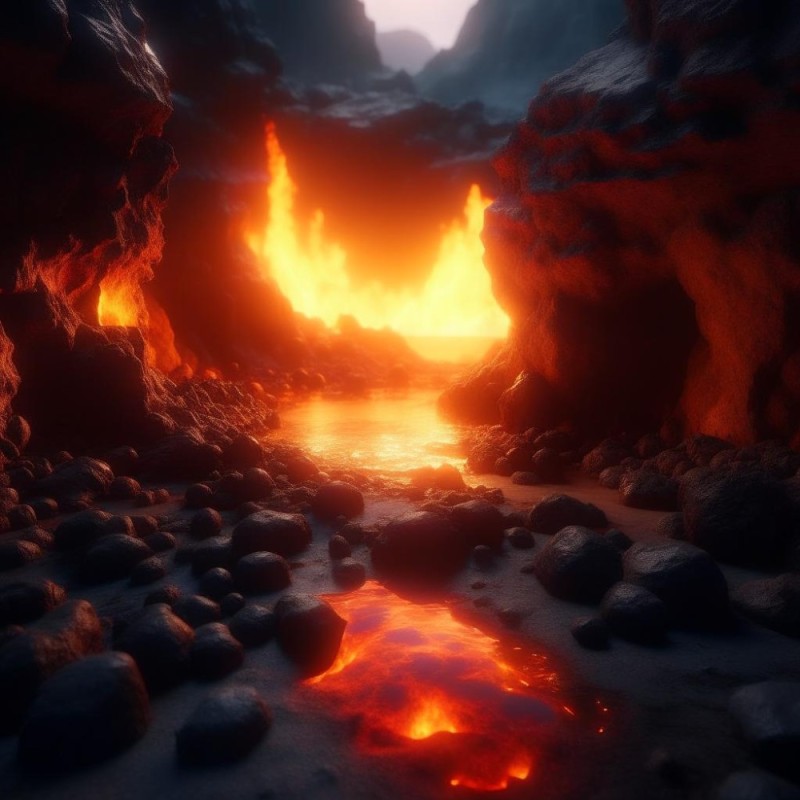 Create meme: the eruption of the volcano , lava magma, fiery mountains