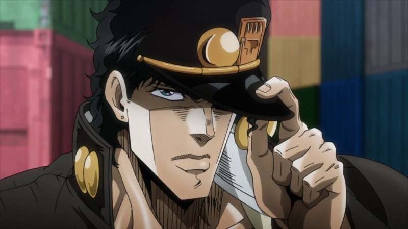 Создать мем: jotaro, джотаро куджо, джотаро куджо яре