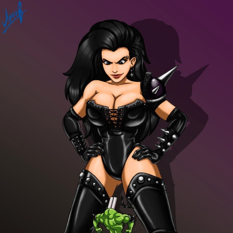 Create meme: The dark queen of battletoads, dark queen dark queen from battletoads, battletoads queen