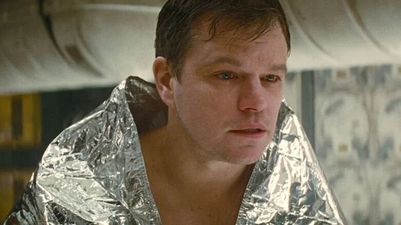 Create meme: Damon Matt, Matt Damon Interstellar, interstellar 2014