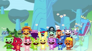 Создать мем: tree friends, happy tree friends мультсериал, хэппи три френдс персонажи