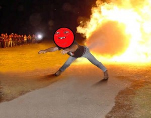 Create meme: people, at the right time, burning farts photo