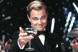 Create meme: Leonardo DiCaprio with a glass of, Leonardo DiCaprio the great Gatsby, DiCaprio Gatsby